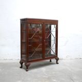 Old English wooden showcase