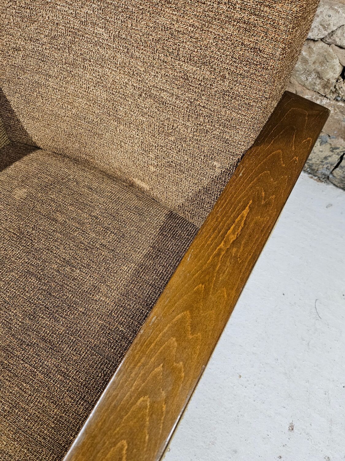 Compass feet armchair 1970s