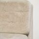 Vintage fabric armchair with great seating comfort and pleasant appearance