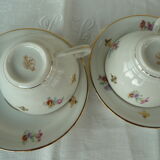 Service à café années 50 en porcelaine