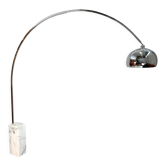 Lampadaire arc design avec base en marbre