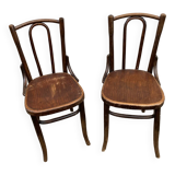 Duo of fischel bistro chairs