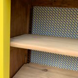 Glass-glazed Parisian wardrobe 1950