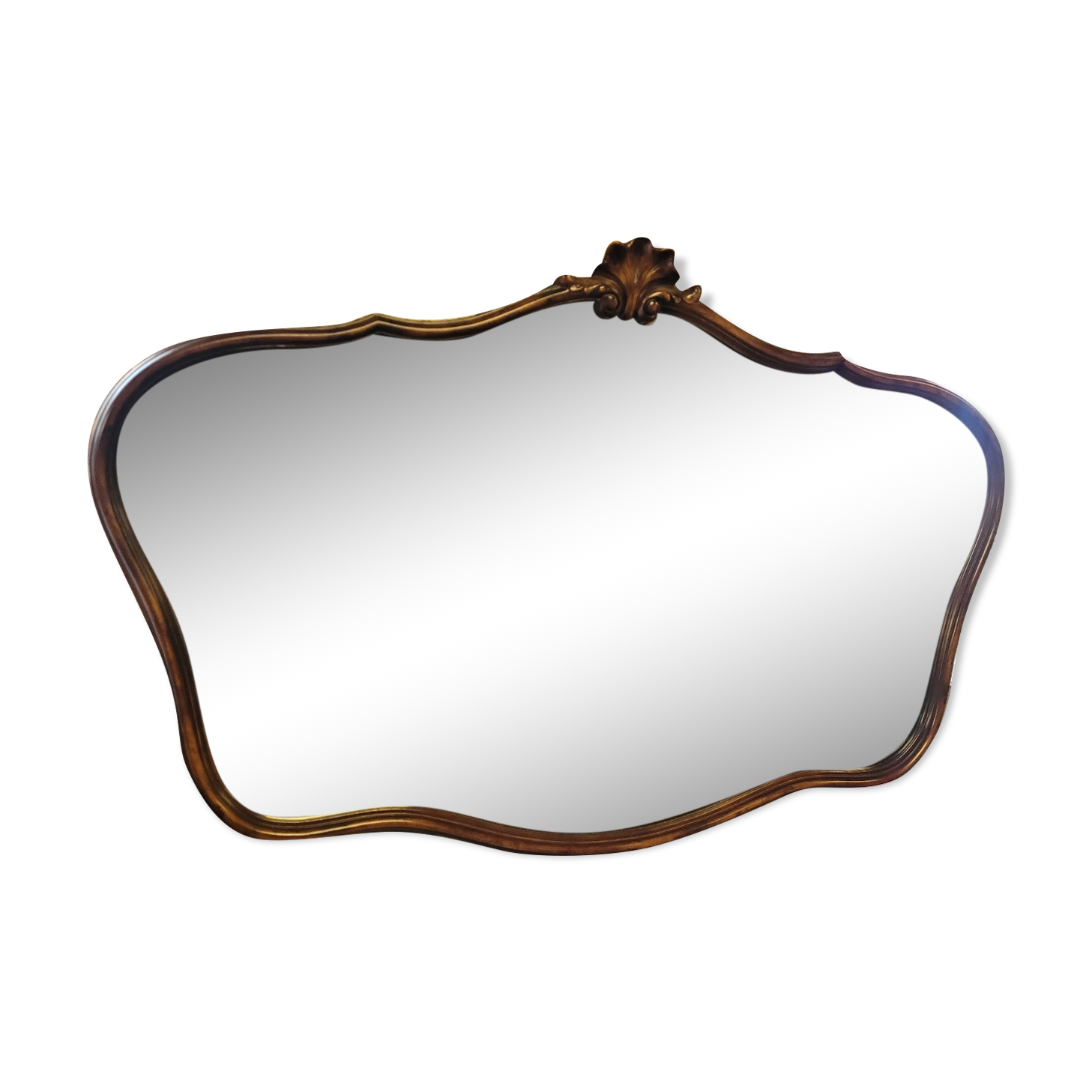 Louis XV style wooden mirror