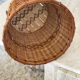 3 rattan planters