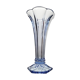 Val Saint Lambert Art deco vaas, serie Luxval model Américain M licht blauw