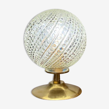 Pearl glass globe lamp