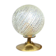 Pearl glass globe lamp