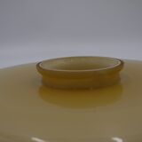 Abat-jour en verre jaune