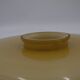 Yellow glass lampshade