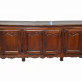 Rare Louis XV enfilade with 6 doors