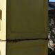 Armoire ancienne buffet jaune vintage parisien