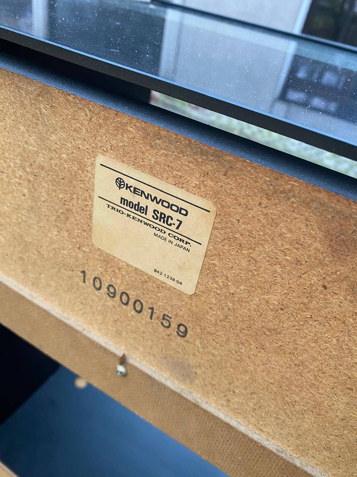 Meuble Hi-fi Kenwood Hifi avec tourne disque des années 80