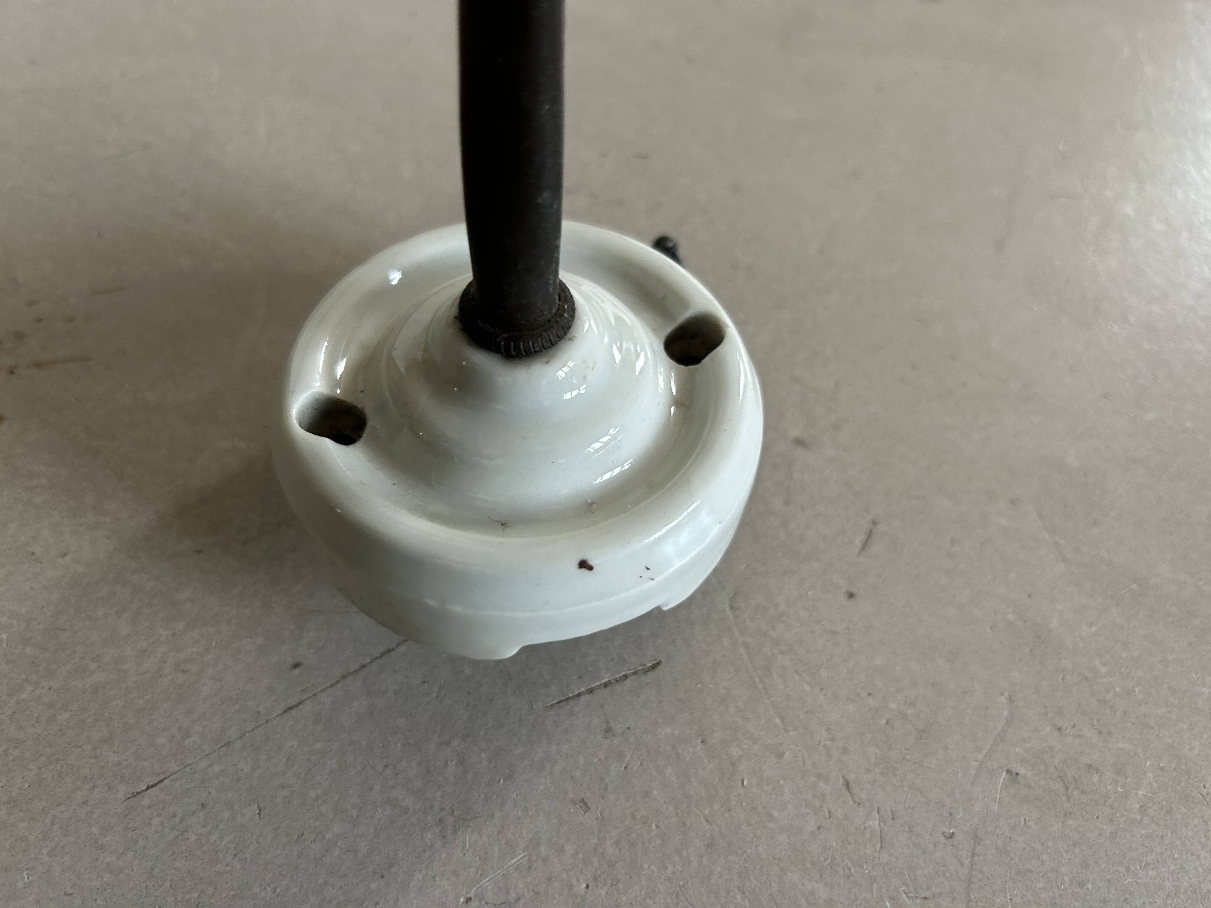 Antique Art Deco swan neck wall light