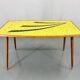 Table basse ou d'appoint en bois et verre de style Mid-Century, Allemagne