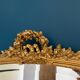 Antique mirror with pediments 138cm beveled glass