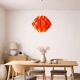 Mid Century Modern 70s red pendant light