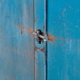 Industrial iron cabinet, 1960s