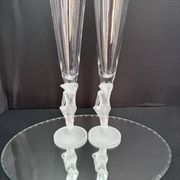 Champagne flutes Amour de Deutz sold in sets of 2.