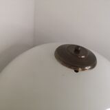 Teak and travertine desk lamp