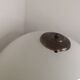 Lampe de bureau en teck et travertin