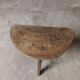 Tabouret en bois tripode de traite