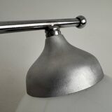 Vintage metal and opaline wall light