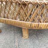 Peacock rattan bar