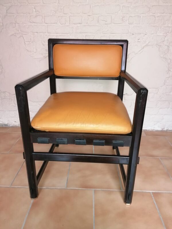 Fauteuils bois, design J.Wormley, édition Dunbar USA