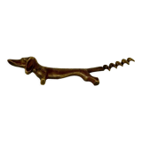 corkscrew old dog Dachshund or Basset bronze - Corkscrew - Korkenzieher