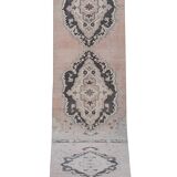 Vintage Turkish Oushak Rug Handwoven 98x680 cm