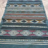 Berber carpet blue 110 x 70 cm