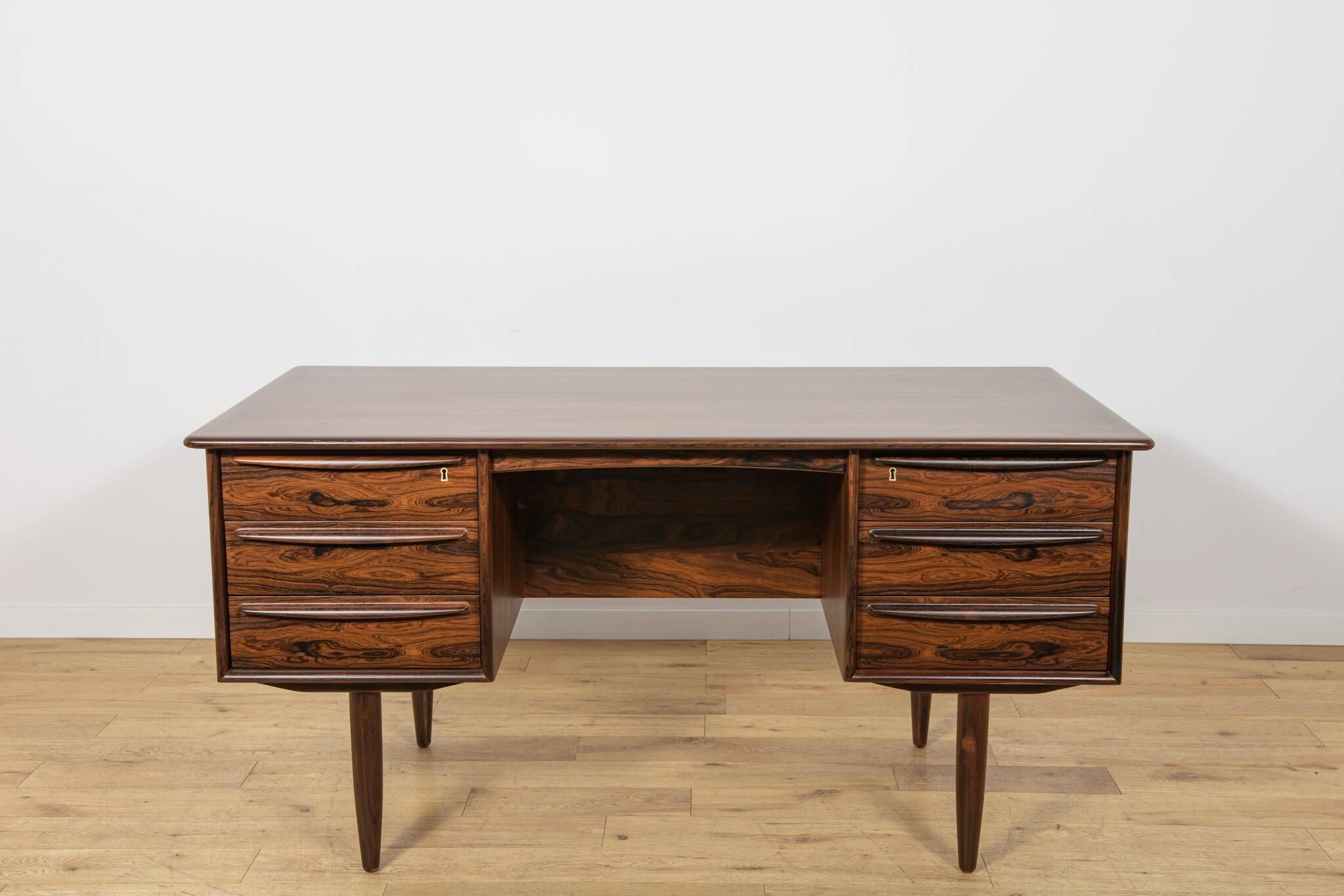 Mid-Century Rosewood Desk by Svend Åge Madsen for Falster Møbelfabrik, Denmark, 1960s