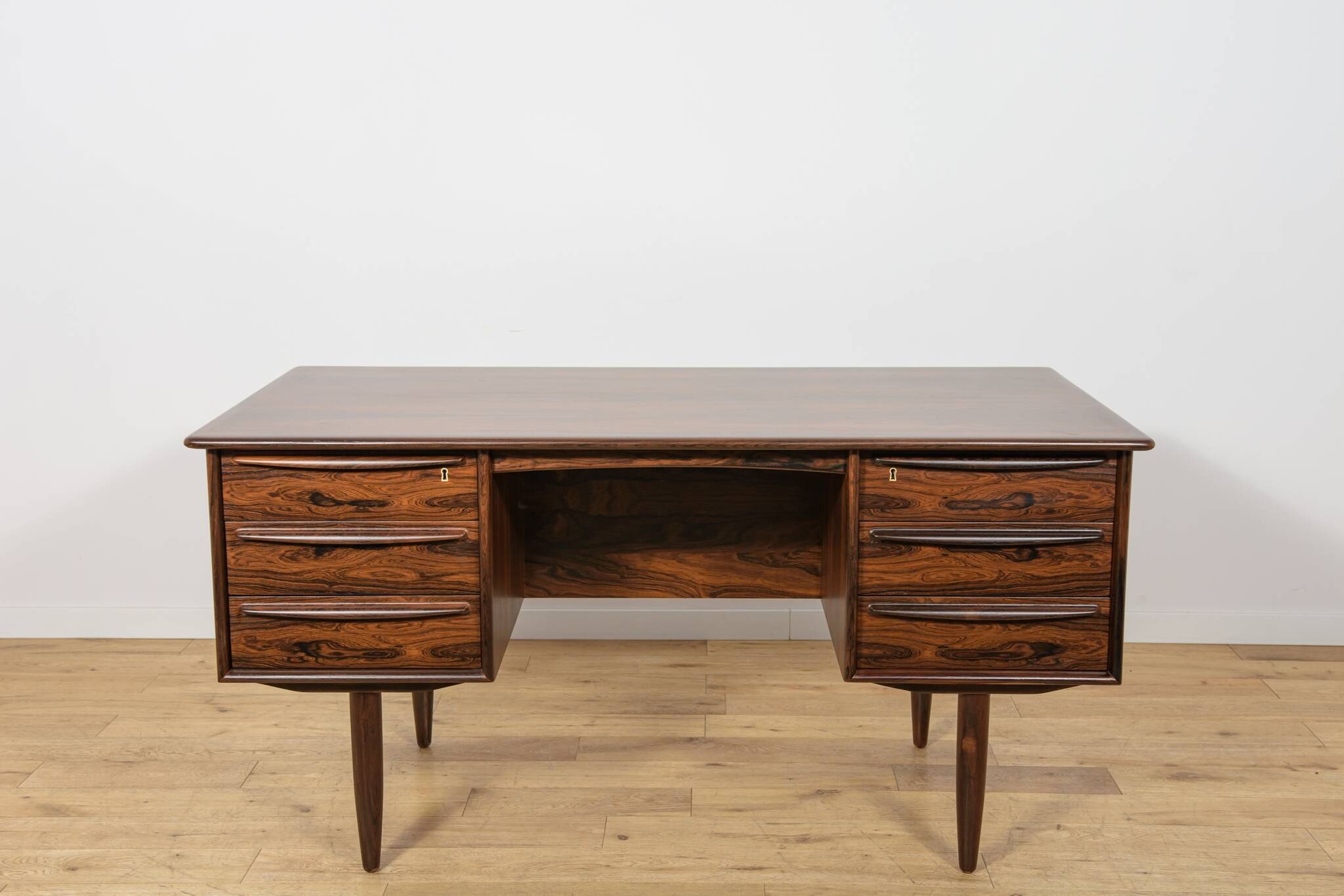 Mid-Century Rosewood Desk by Svend Åge Madsen for Falster Møbelfabrik, Denmark, 1960s