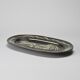 Glazed ceramic plate, Menelika, Switzerland, circa 1950