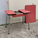 Red Formica table