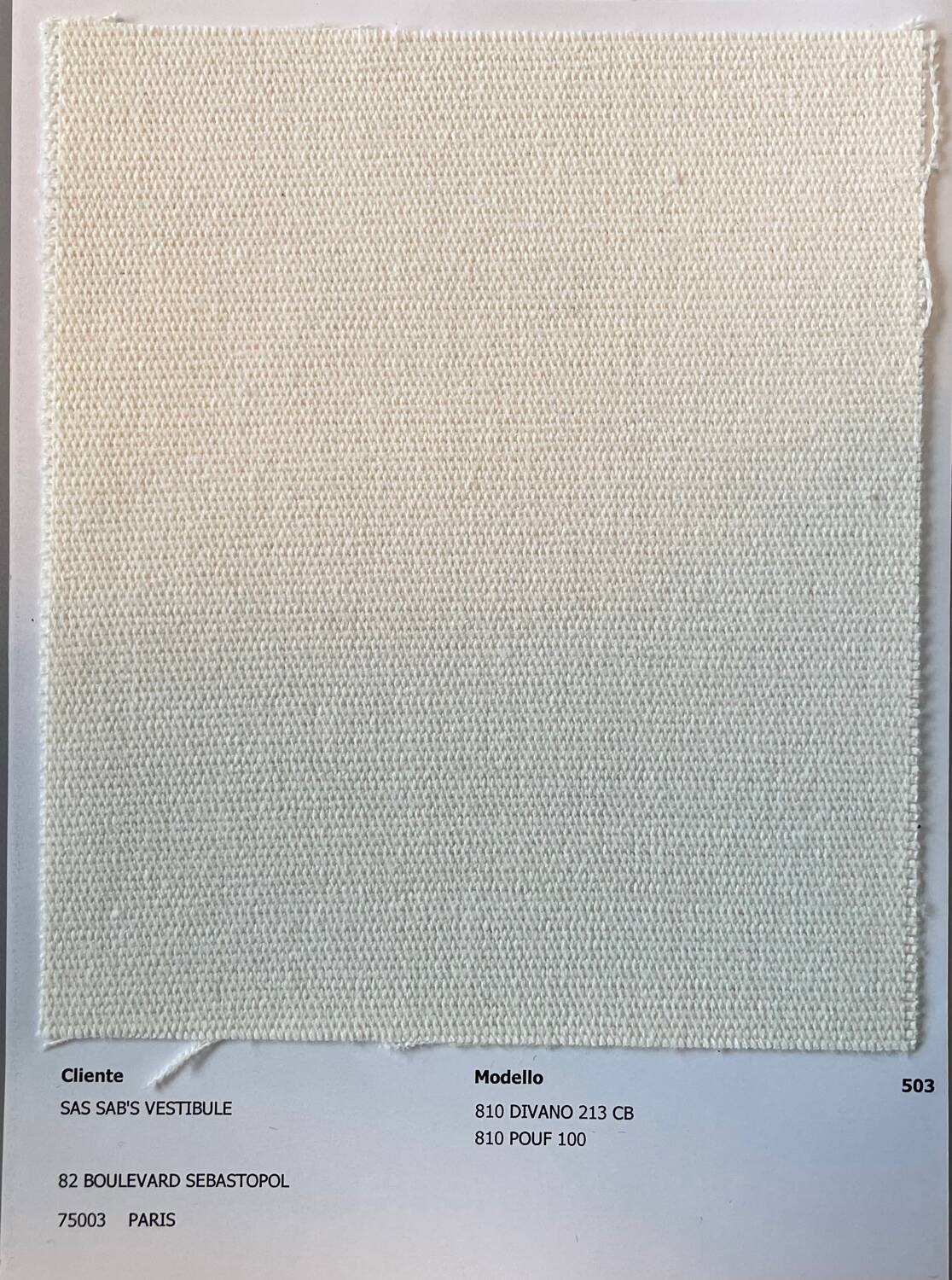 Large square Italian design pouf