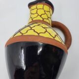 Raymond Camart vase in Vallauris Art Deco style, terracotta, 1950.