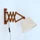 Scandinavian accordion lamp 1950s