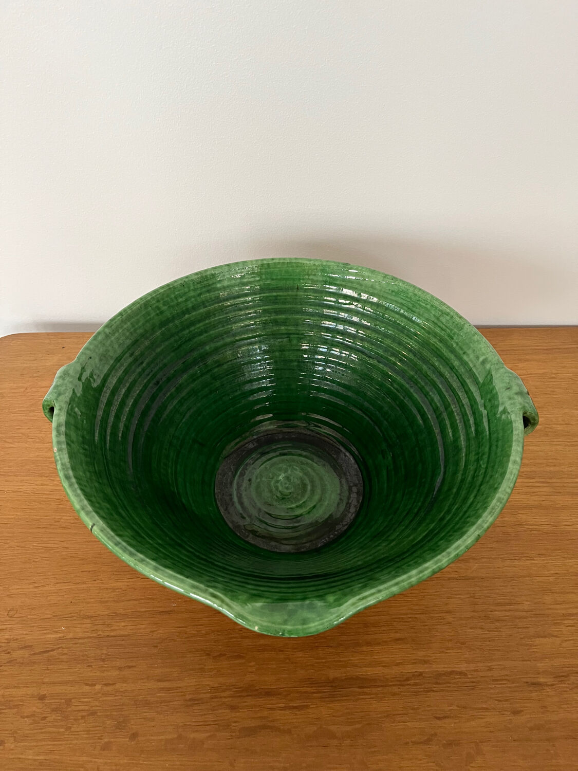 Large glazed "Tian" dish, diameter 32cm