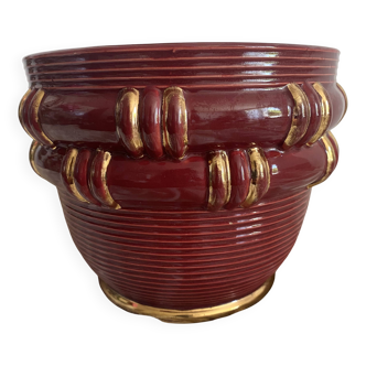 Saint Clément B. Letalle Art Deco ceramic flowerpot