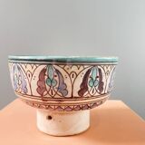 Polychrome ceramic bowl – Fès, early 20th century