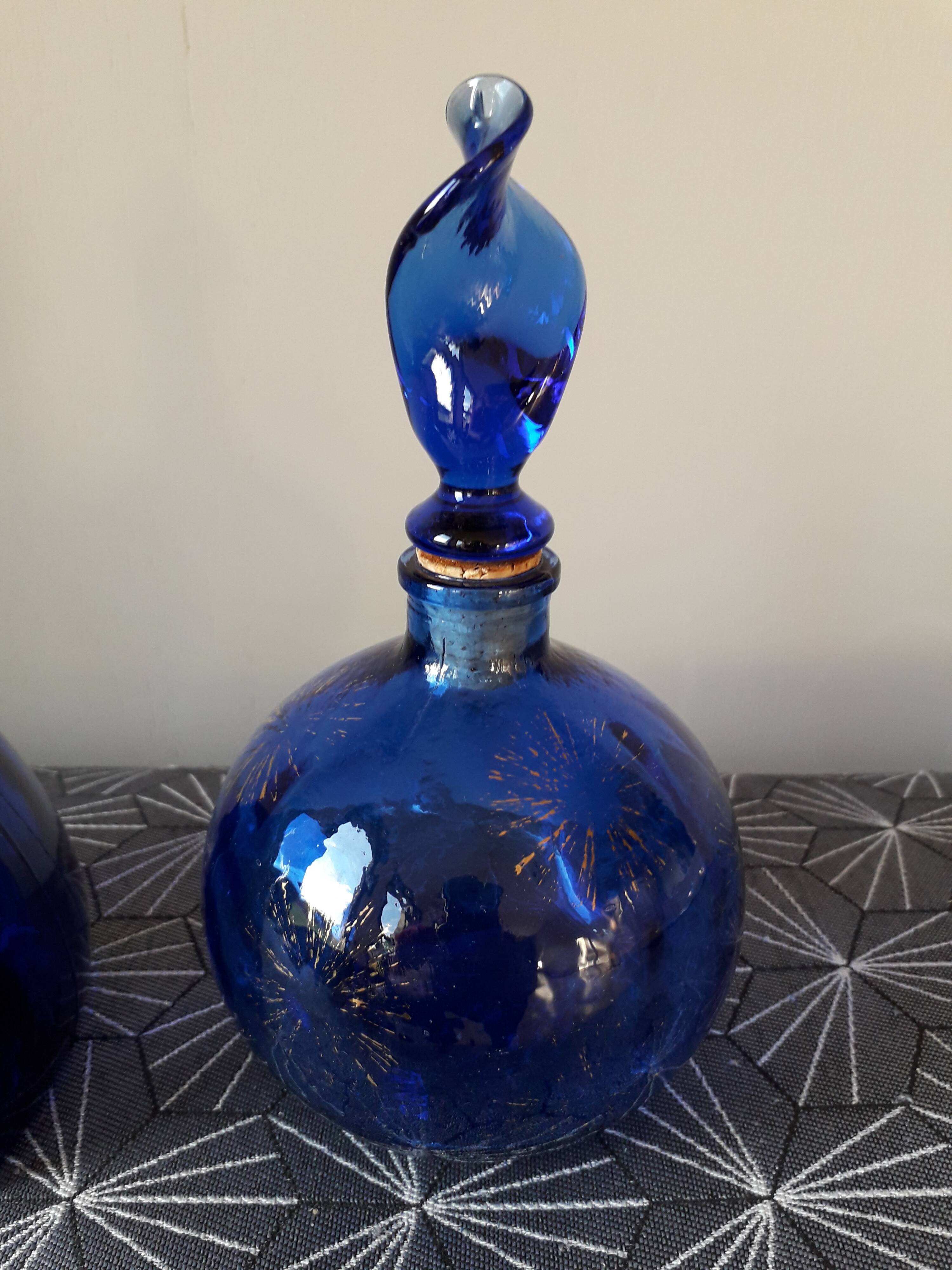 Blue bottles
