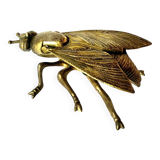 Vintage brass ashtray in the shape of a fly - Made in Italy