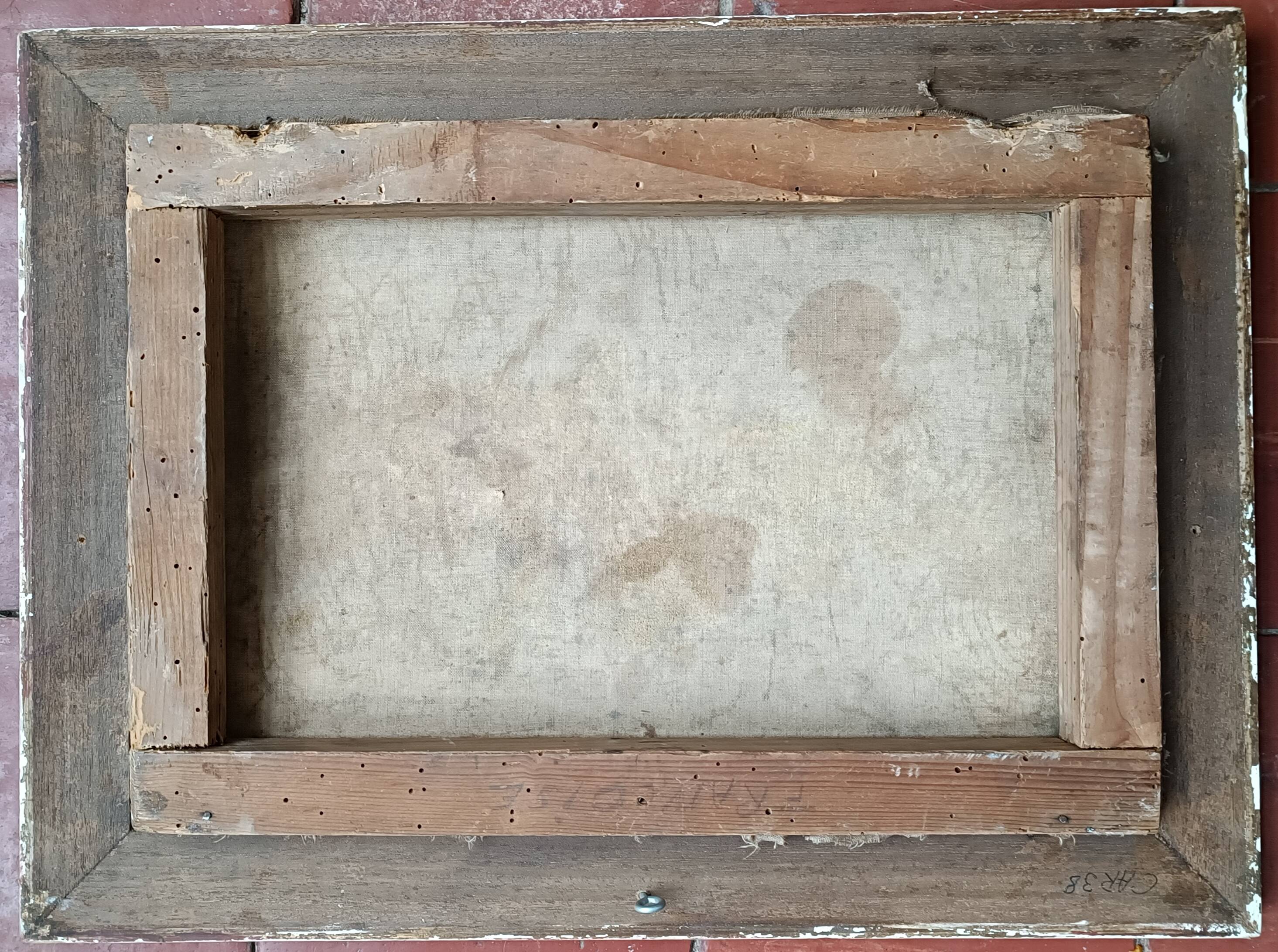 Still life painting of a bouquet of flowers