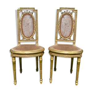 paire de chaises bois