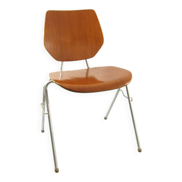 Danish wooden Plywood stackable chairs  1960s – Arne Jacobsen style
