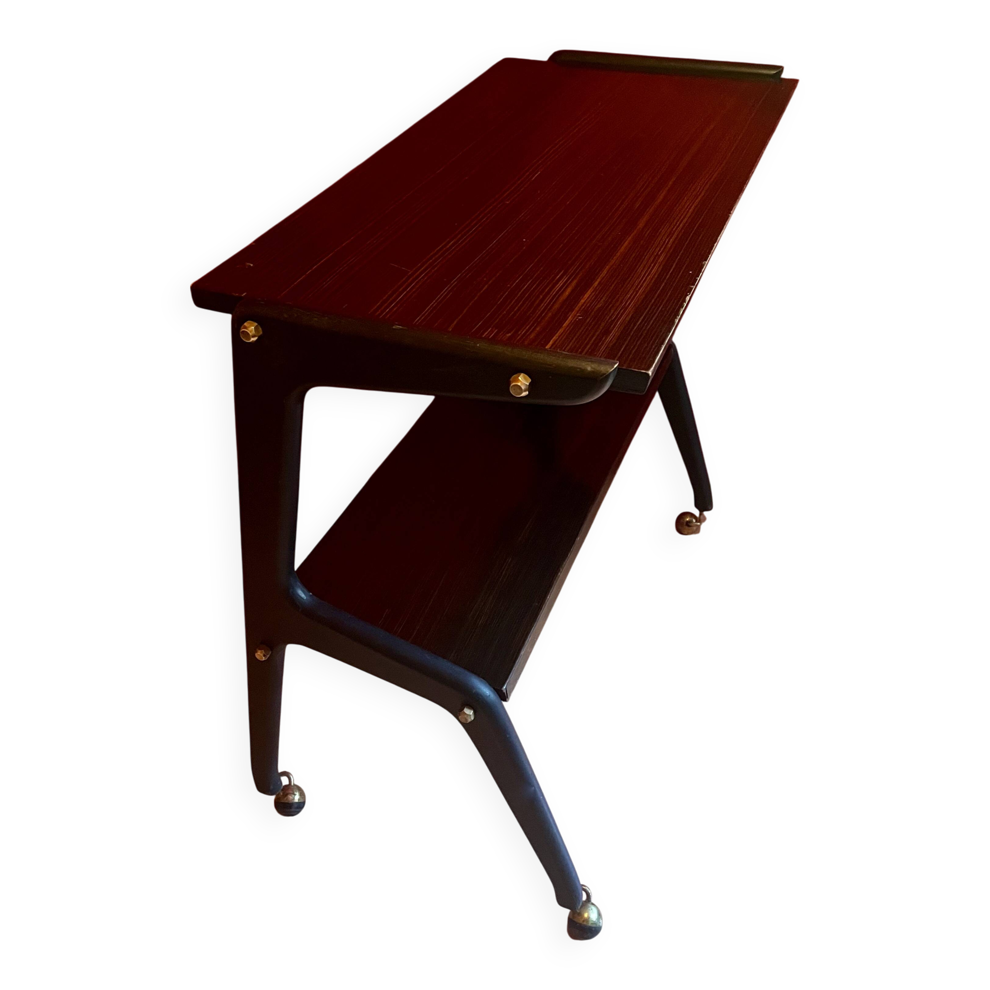 Serving trolley, side table, Designer "Carlo Sala", Art Deco, vintage