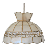 Mother-of-pearl and brass suspension