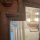 Important trumeau mirror Henri II solid oak 19th century
